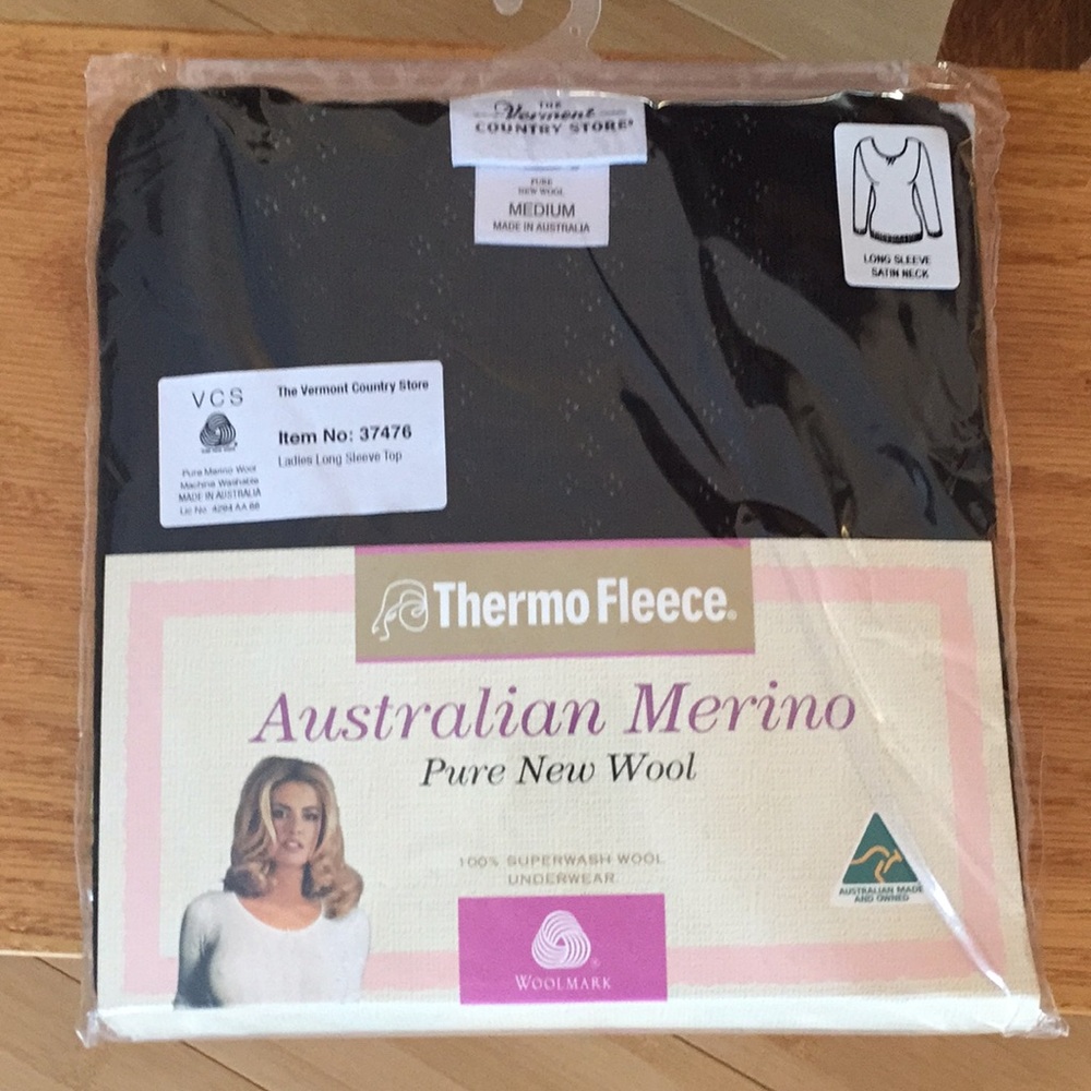 Thermo Fleece Australian Merino Underwear Shirt